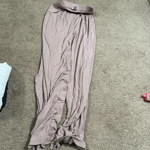 Fashion nova loose comfy pants taupe